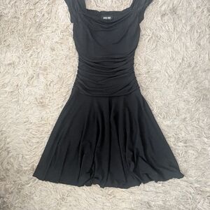 Byer Too Little Black Dress Ruched Fit & Flare Size Small